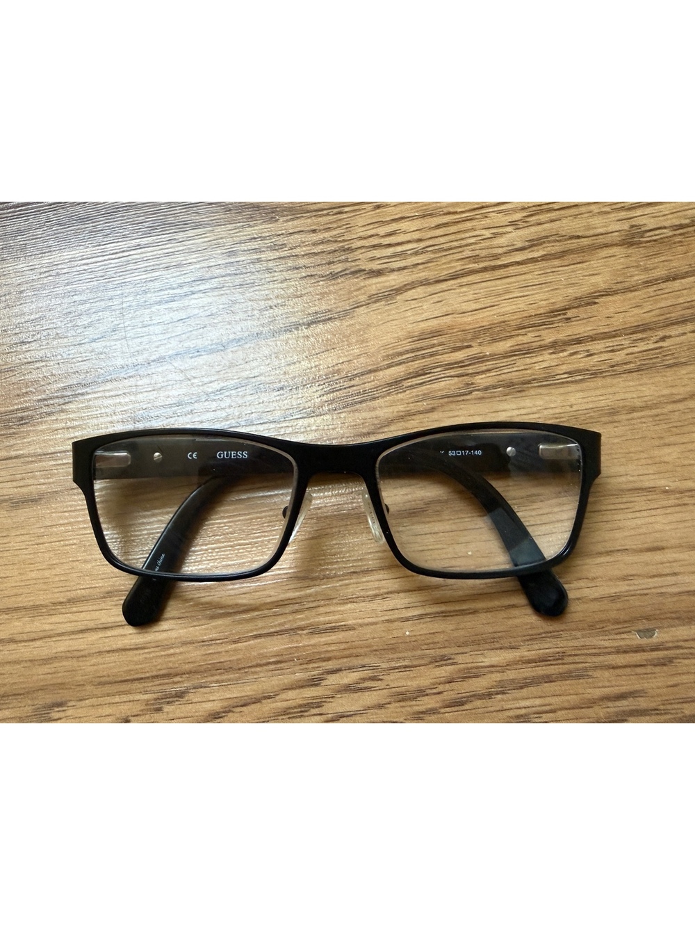 Guess Black Rectangular Eyeglass Frames